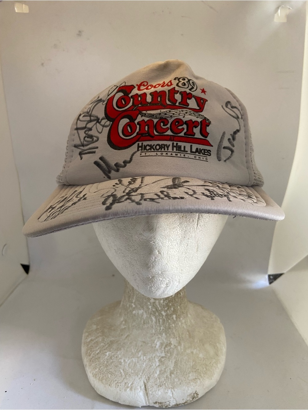 Vintage coors light country concert trucker hat